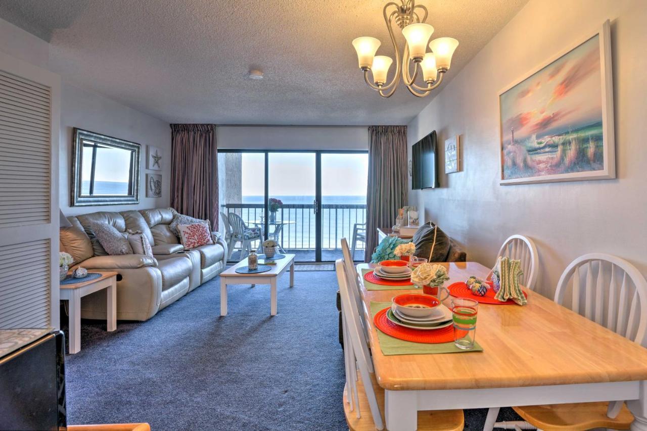 Myrtle Beach Condo With Ocean Views - Walk To Beach! Bagian luar foto