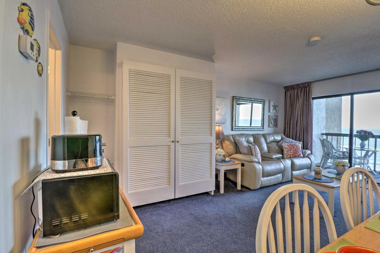 Myrtle Beach Condo With Ocean Views - Walk To Beach! Bagian luar foto