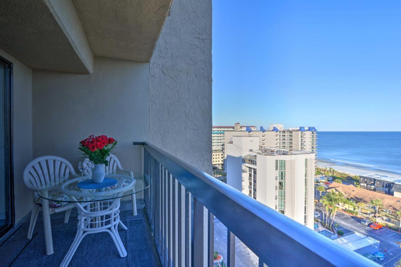 Myrtle Beach Condo With Ocean Views - Walk To Beach! Bagian luar foto