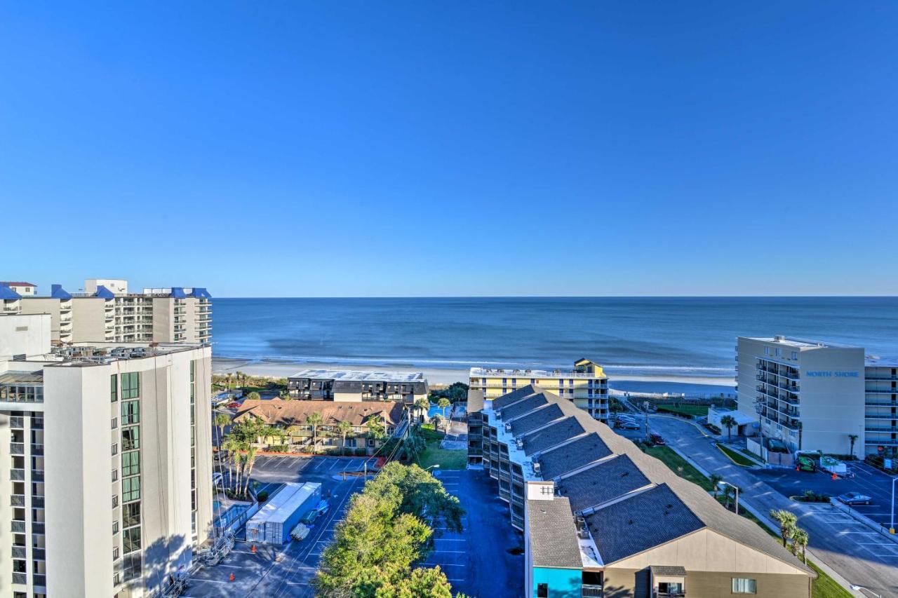 Myrtle Beach Condo With Ocean Views - Walk To Beach! Bagian luar foto