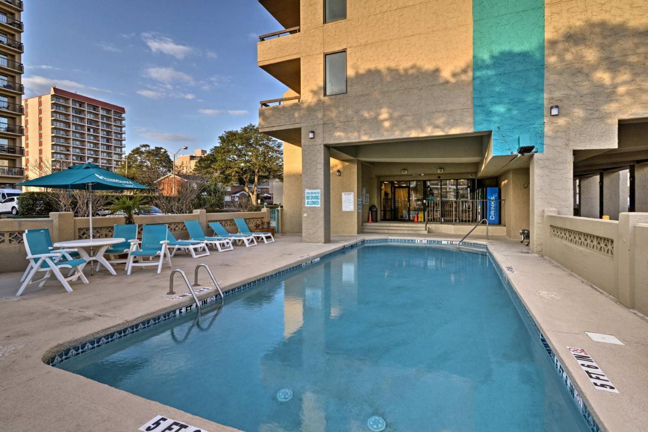 Myrtle Beach Condo With Ocean Views - Walk To Beach! Bagian luar foto