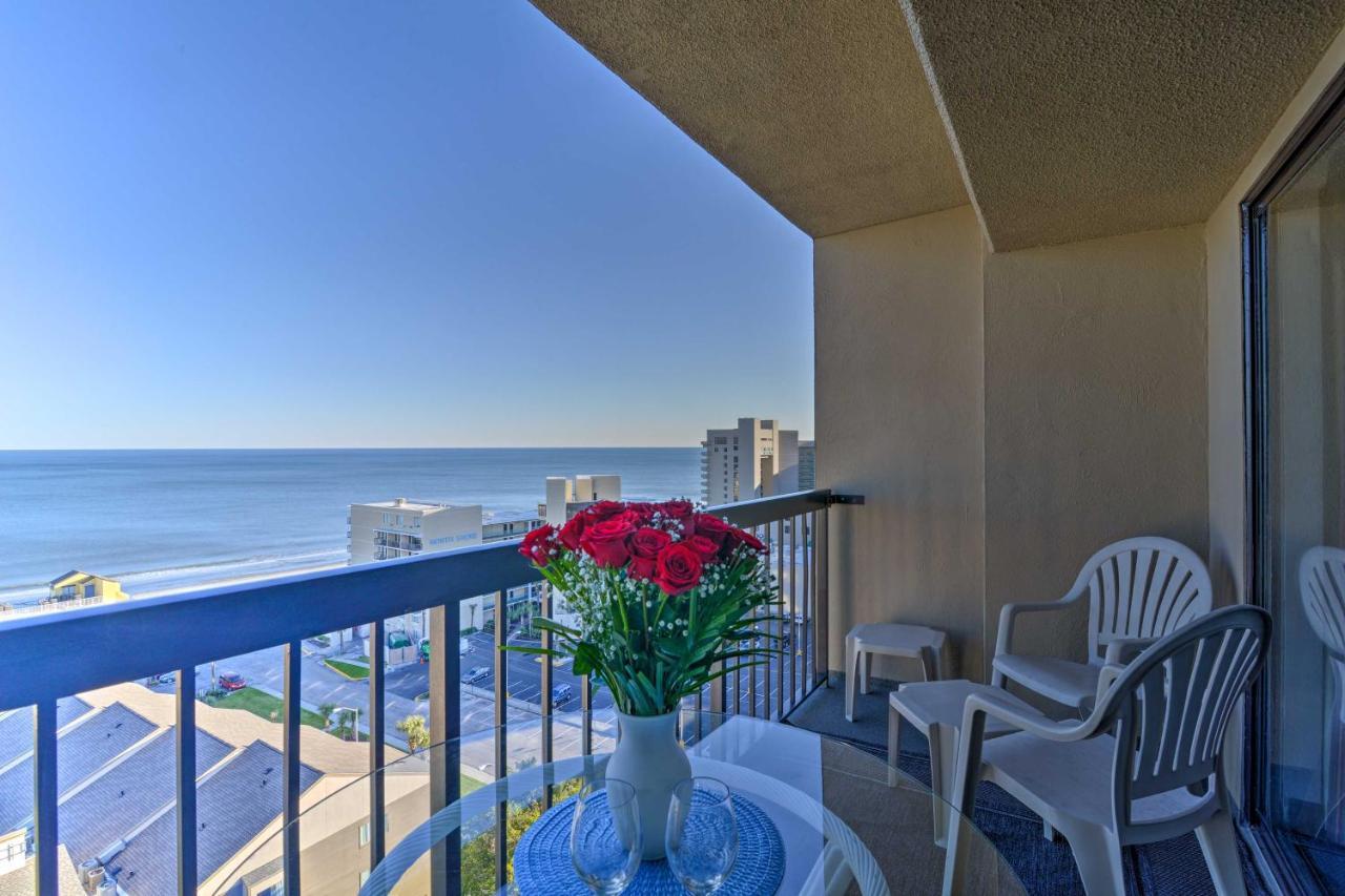 Myrtle Beach Condo With Ocean Views - Walk To Beach! Bagian luar foto